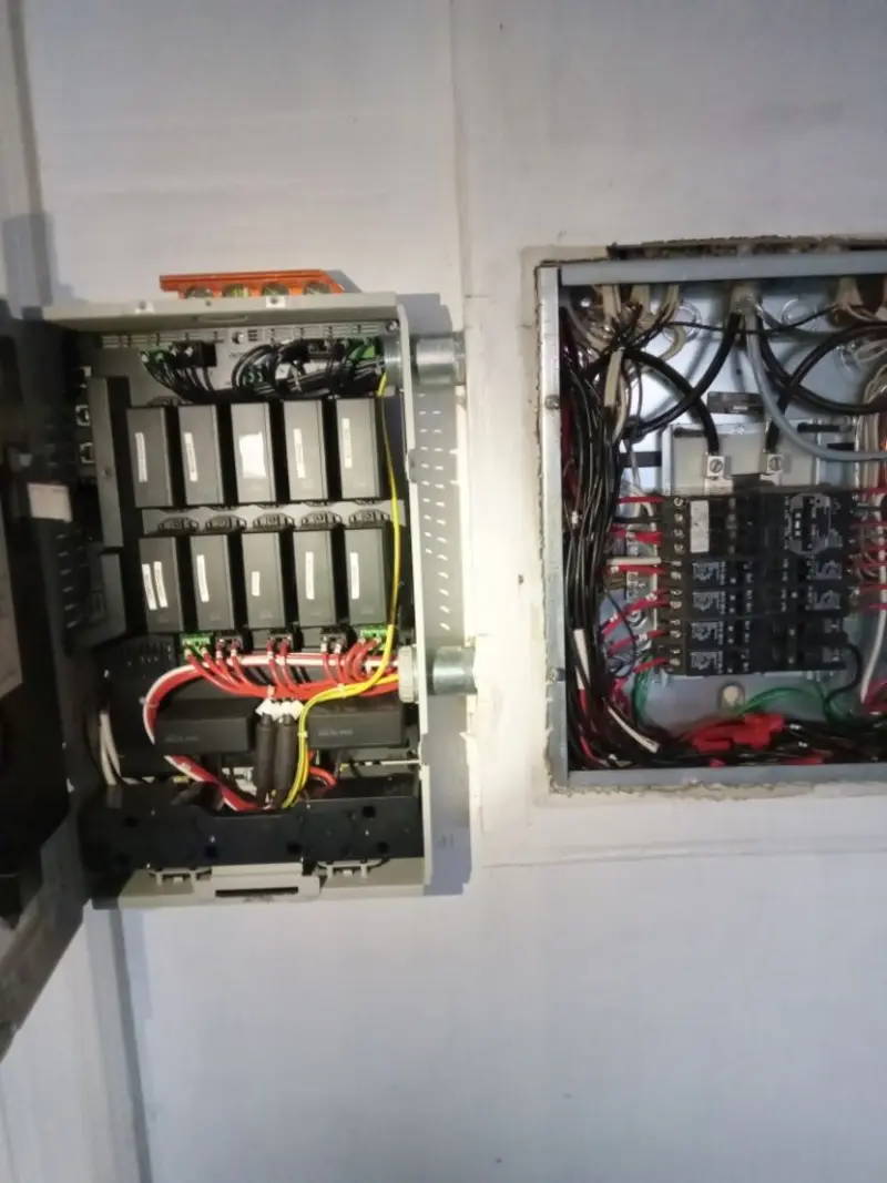 Electrical panel upgrade completed for Security Camera Wiring in Vidalia